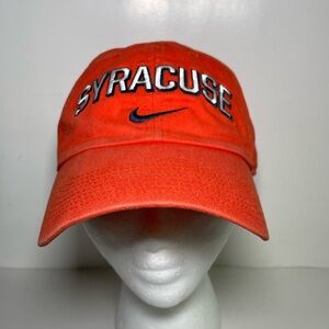 Syracuse University Orange Nike Center Swoosh Strapback Adjustable Hat Cap NCAA